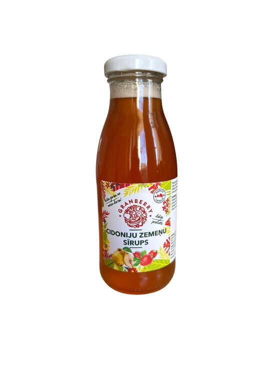 CIDONIJU ZEMEŅU SĪRUPS 0.25L